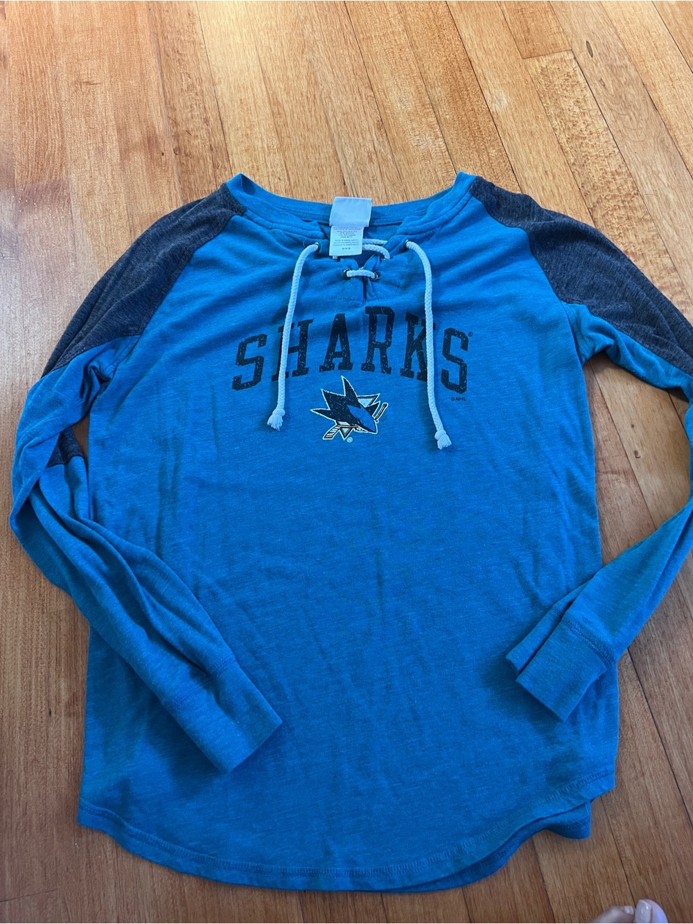 NHL San Jose Sharks Log Sleeve Shirt - Picture 5 of 5